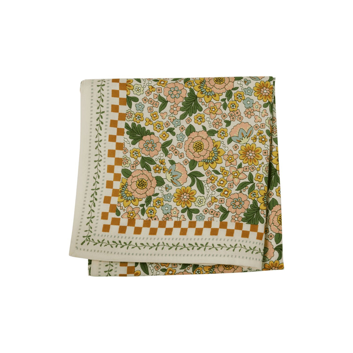 Grand Foulard Indien Amaia Rose Corail - Bonheur du Jour