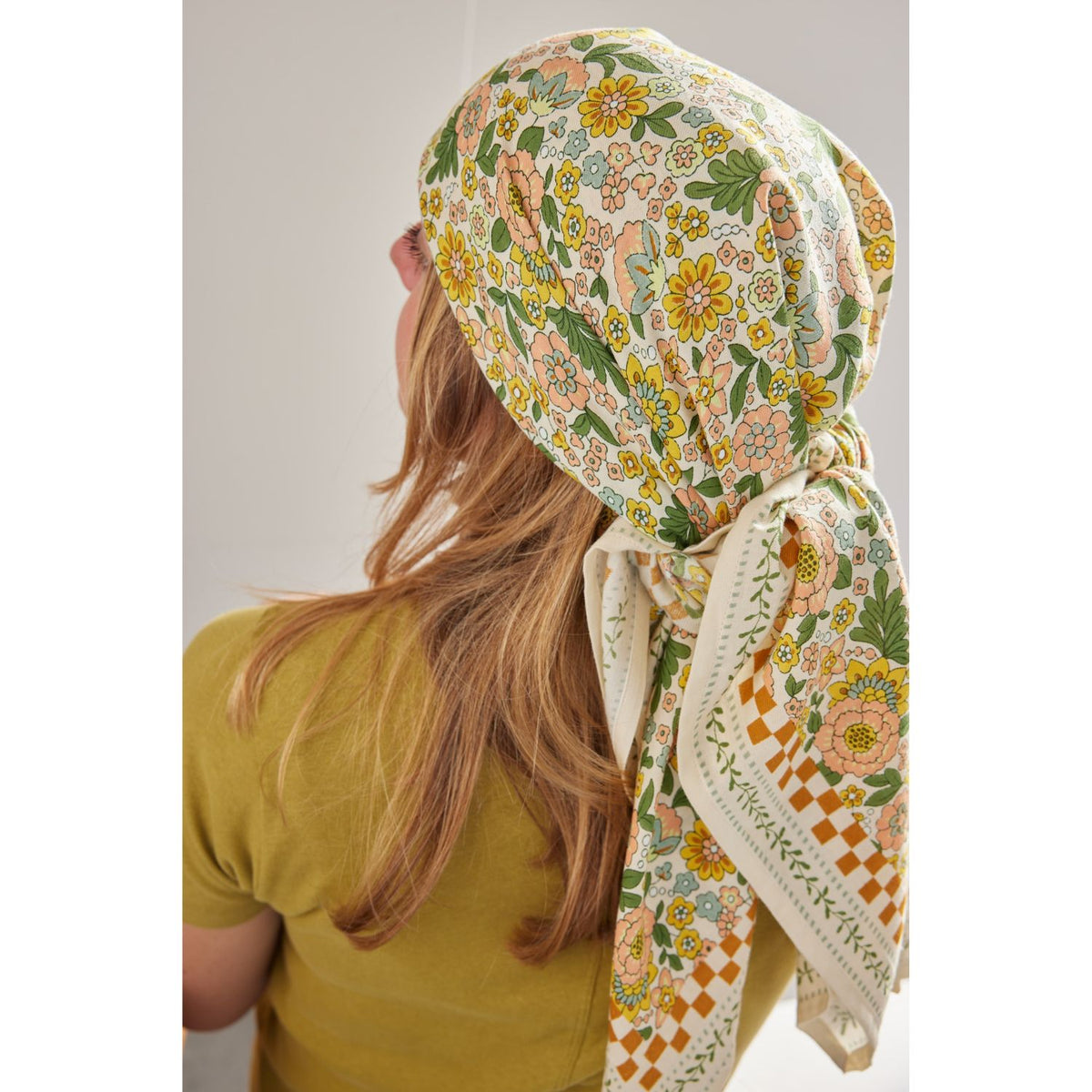 Grand Foulard Indien Amaia Rose Corail - Bonheur du Jour